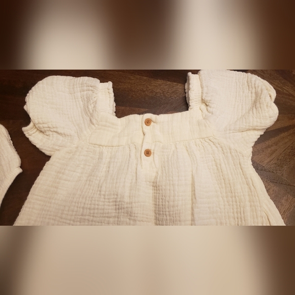 Modern Moments by Gerber Baby Girl Muslin Dress and Bloomers Set, 12M, 100% Cott - Picture 9 of 14